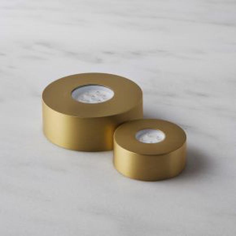 Rechargeable LED w/ Timer Gold Finish