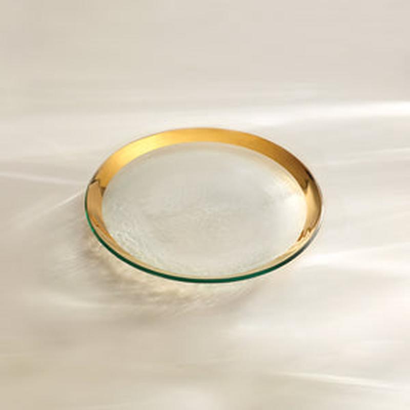 Roman Antique Gold Salad Plate