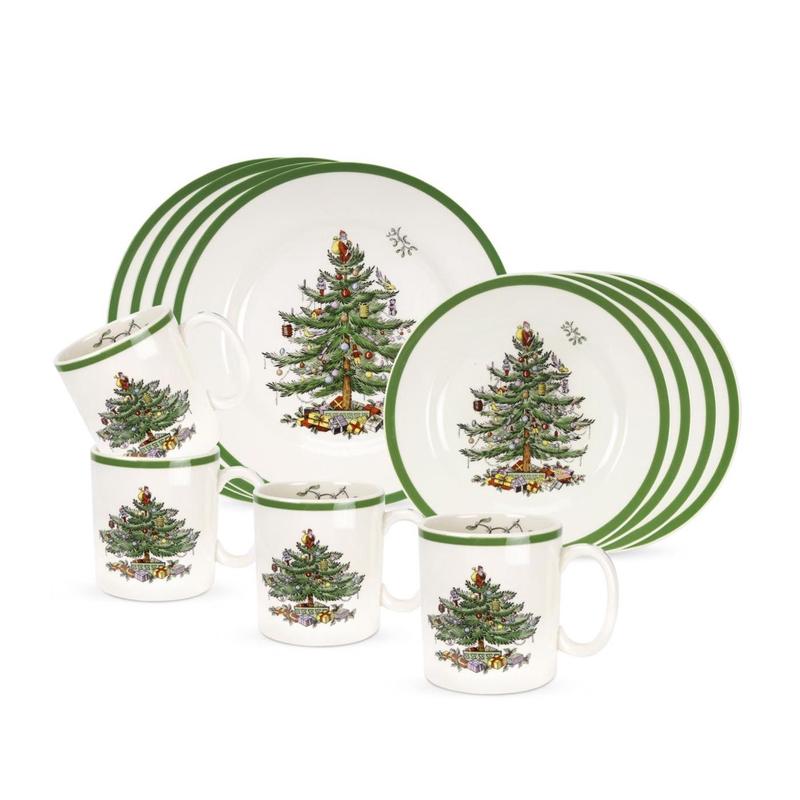 Christmas Tree Salad Plate
