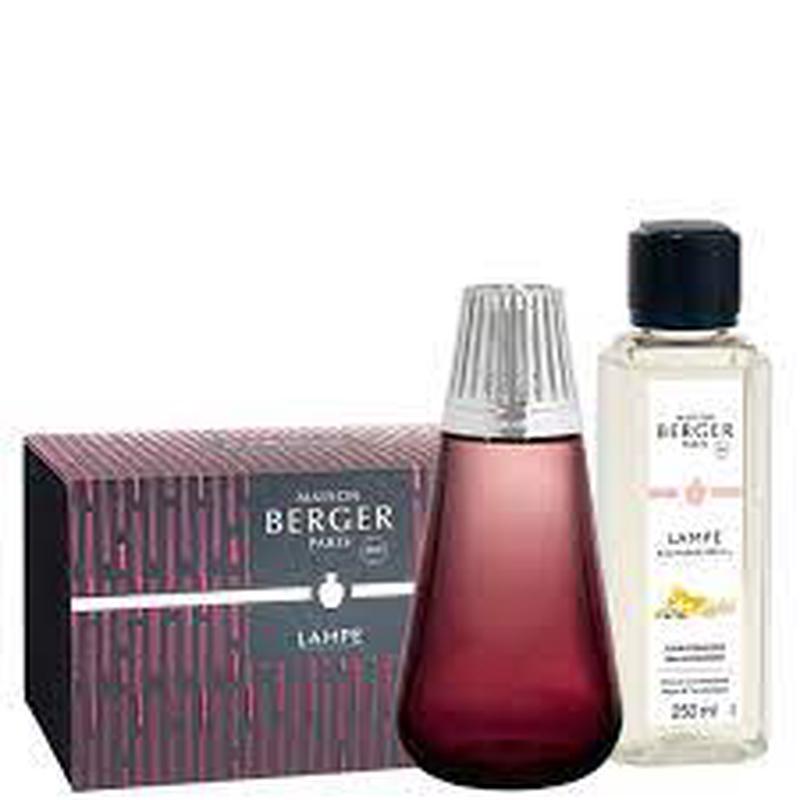 Amphora Lamp Gift Set Raspberry