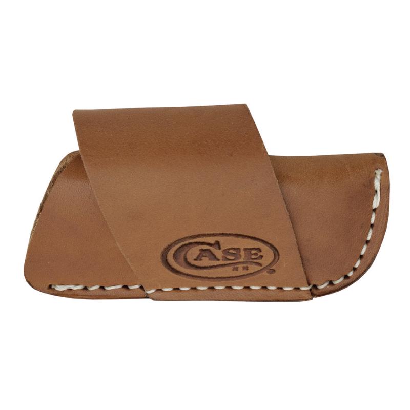 Case Medium Leather Side Draw Belt Sheath