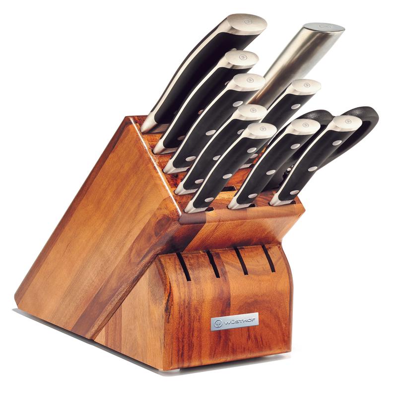 Classic Ikon 11pc Block Set-Acacia
