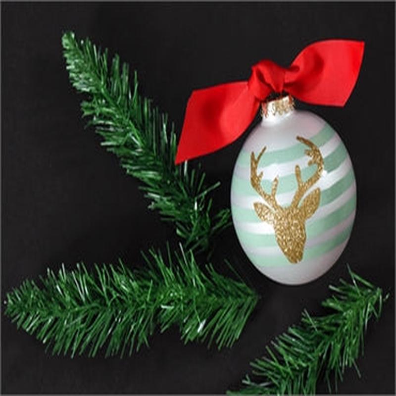 Coton Colors Glitter Deer Ornament