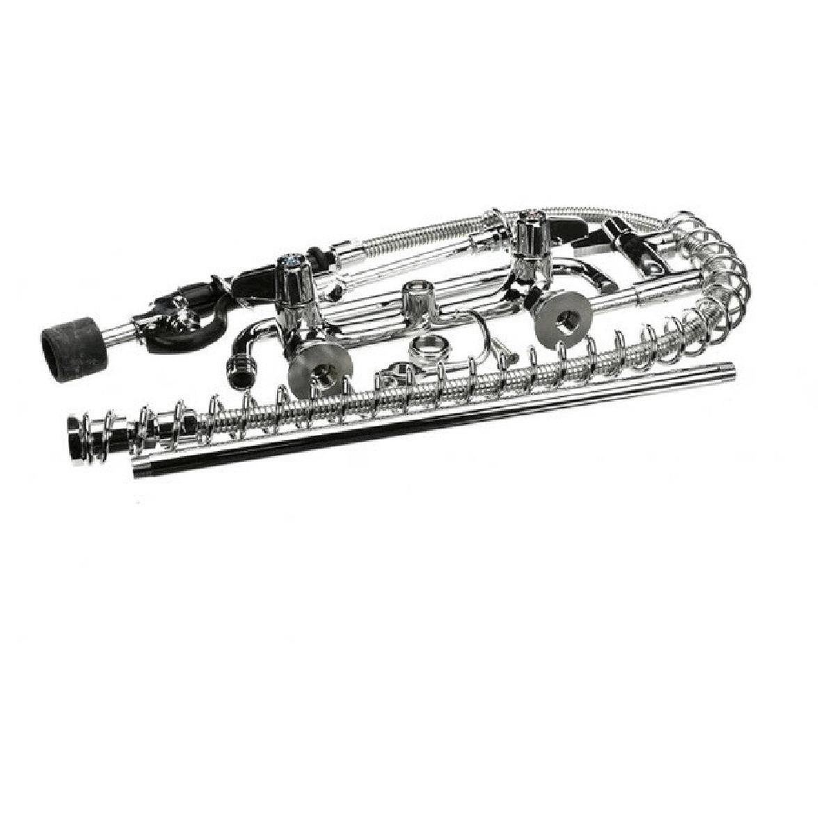 T&S Brass 5PR-8W12-C Pre Rinse Unit 8 Wall Mount Low Flow S