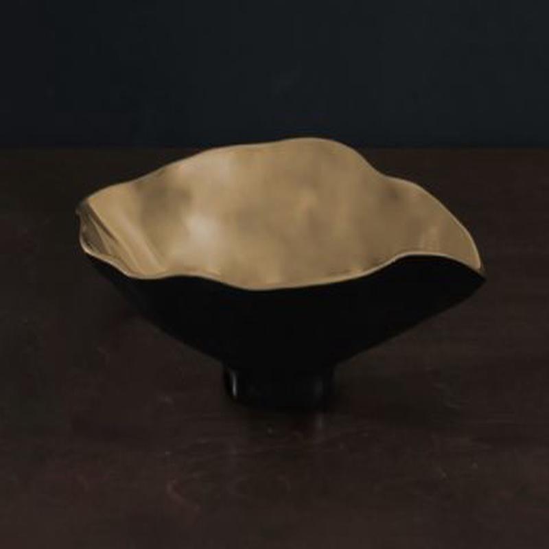 Thanni Maia Small Oval Bowl- Black