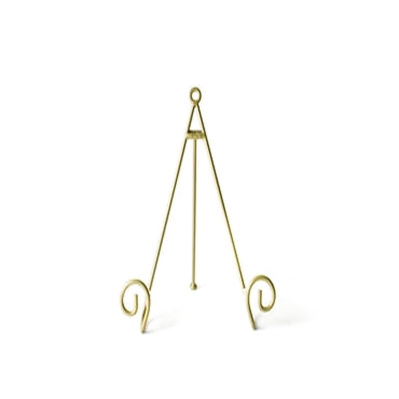 Big Swirl Plate Stand Gold