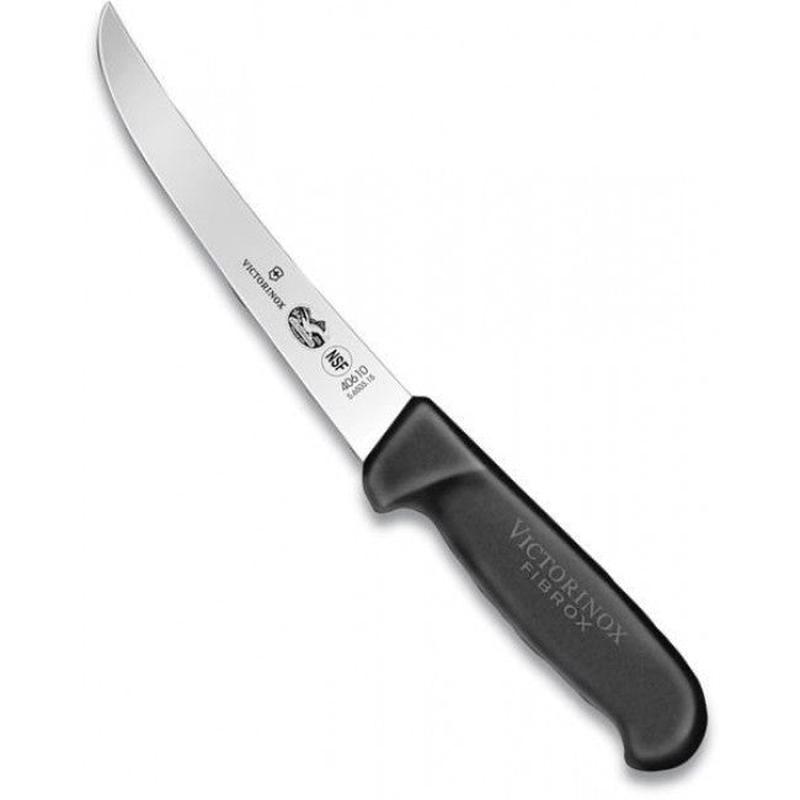 Black Fibrox Wide Boning Knife