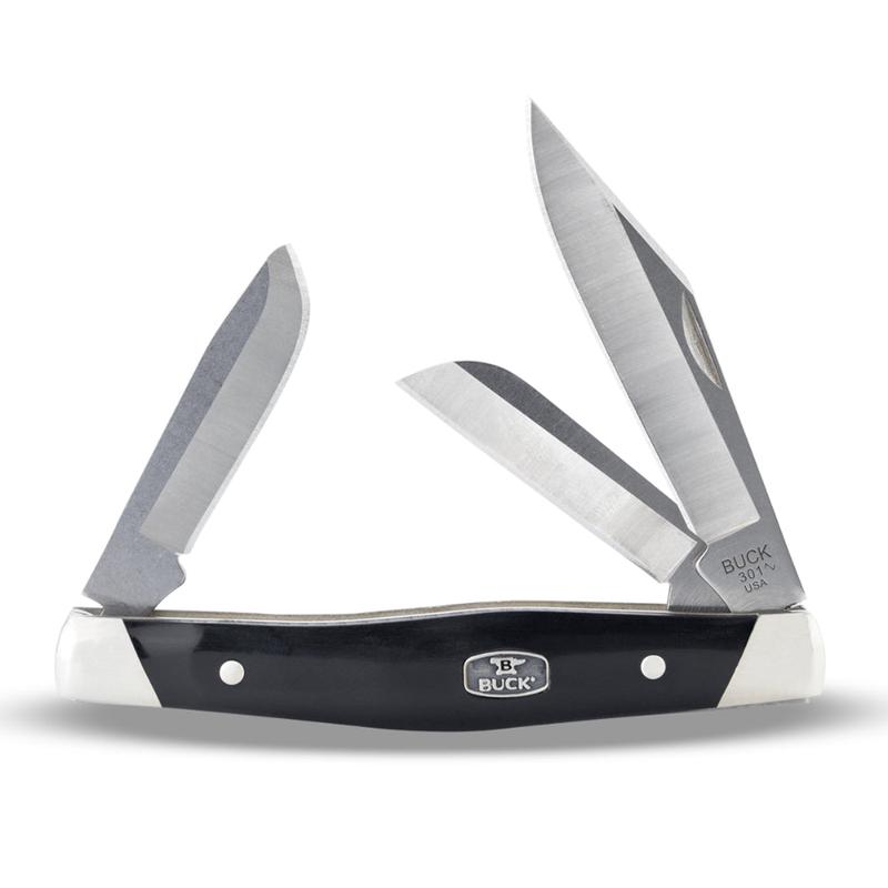 Buck 301 Stockman Folding Pocket Knife, Synthetic Handle