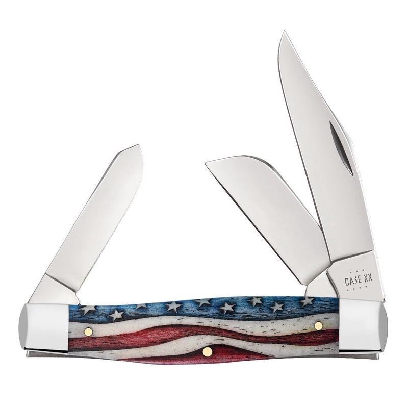 Case Large Stockman Star Spangled Pocket Knife