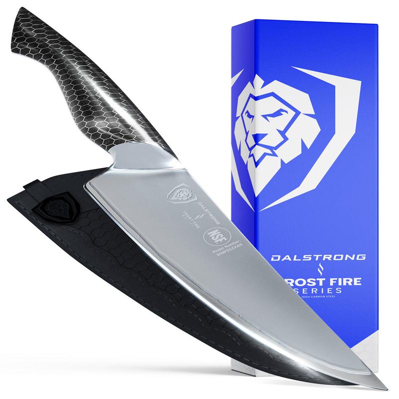 Chef's Knife 8" | Frost Fire Series |  Dark Ice Edition | NSF Certified | Dalstrong