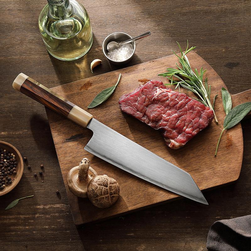 Xinzuo Authentic Japanese ZDP-189 Steel 8.3" Bunka Knife - Desert Ironwood Handle