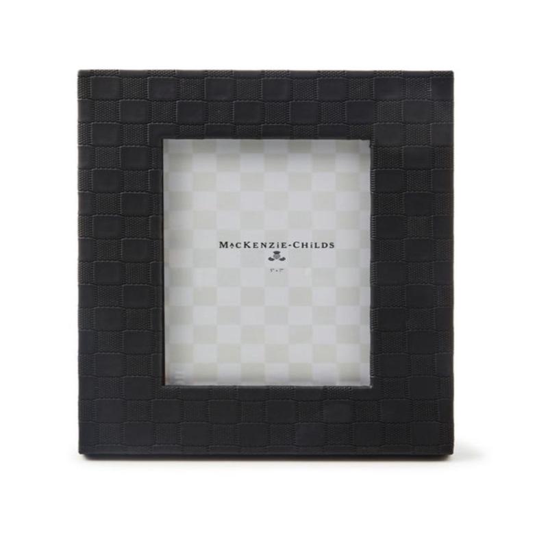Black Faux Leather Frame 5 x 7