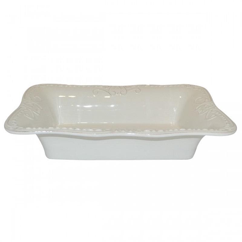 Isabella Lg Rect Baker-Ivory