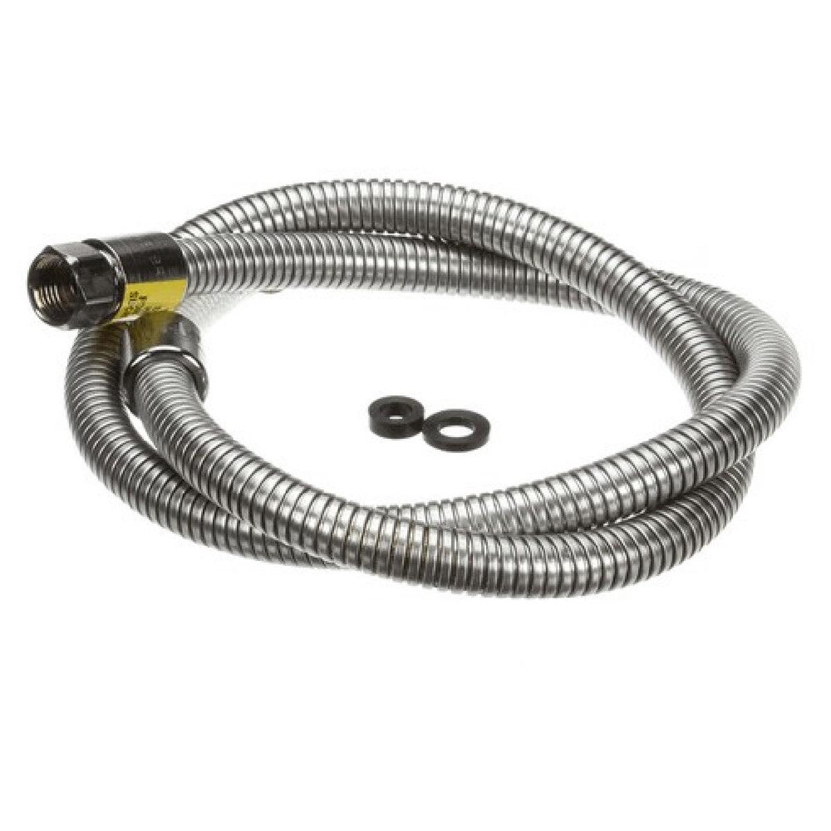 T&S Brass B-0054-H2A Hose 54 Flexible Stainless Steel Less