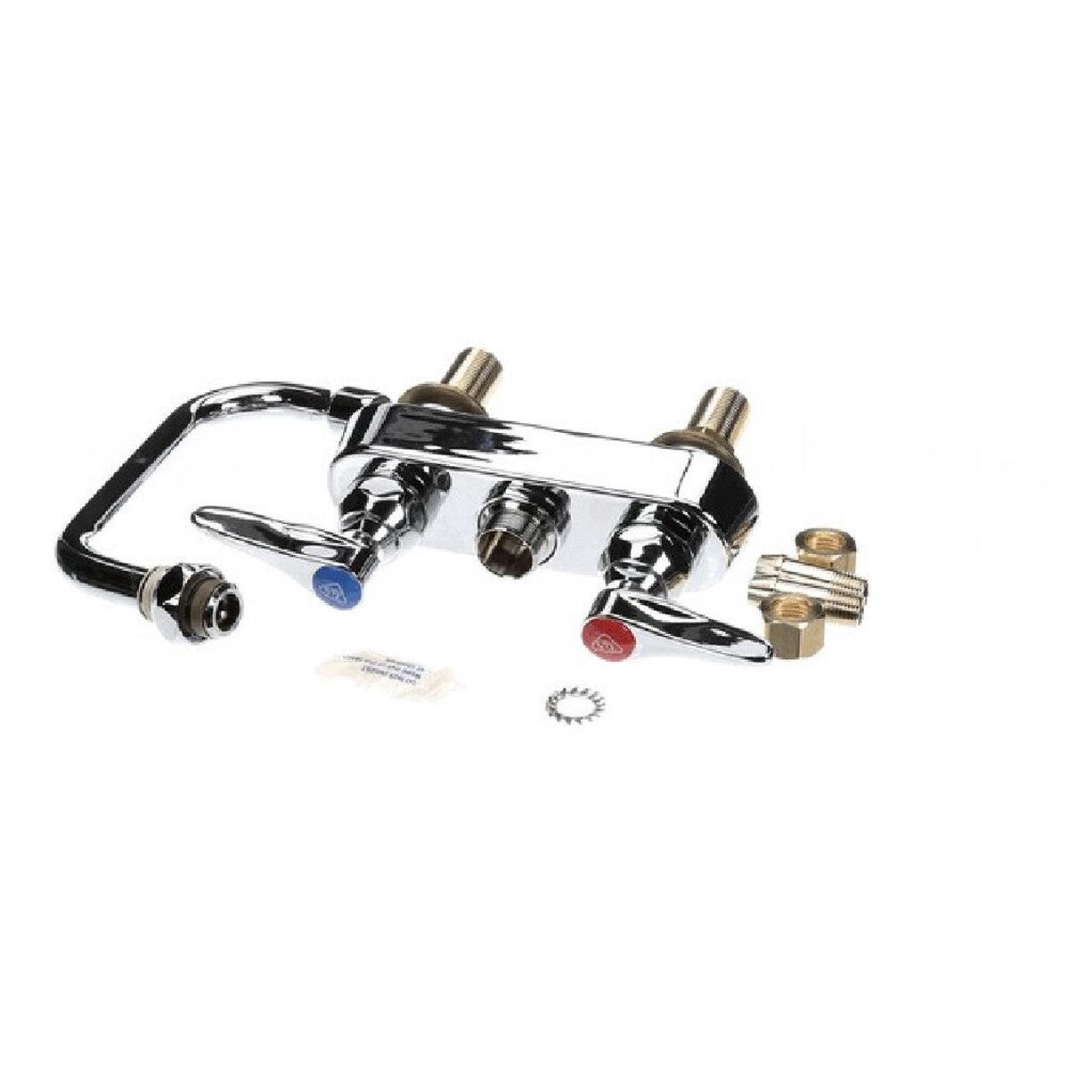 T&S Brass B-1110-XS Workboard Faucet Deck Mount 4 Centers