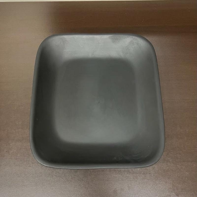 Square Tray Large - Solid Black