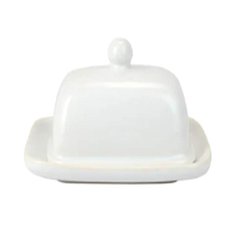 Chroma White Butter Dish