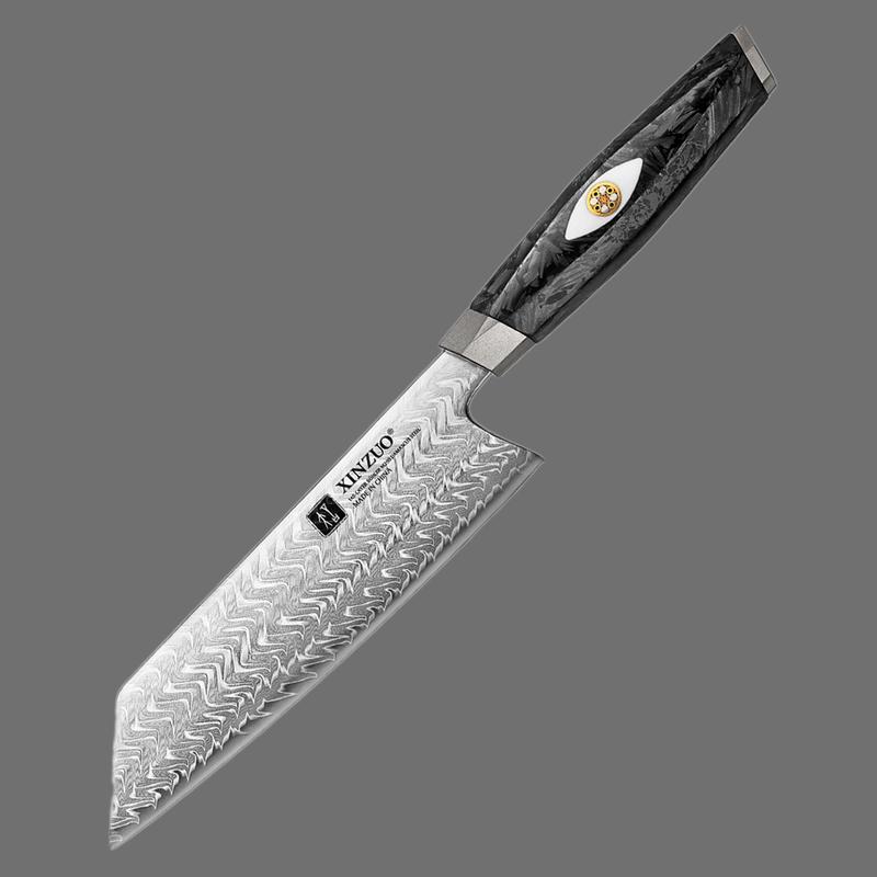 Xinzuo Authentic Bunka 7.4" Bohler M390 Steel 145-Layer Damascus M390 Knife