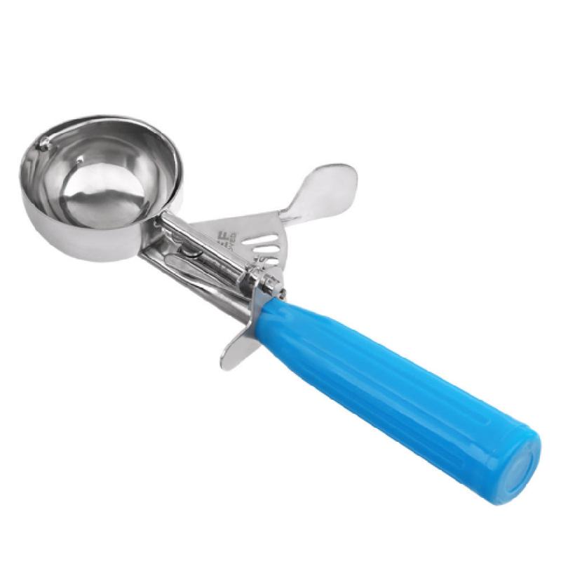 Chef Approved 225313 Disher 2 Oz / #16 Thumb Press Blue Handle Chef Approved