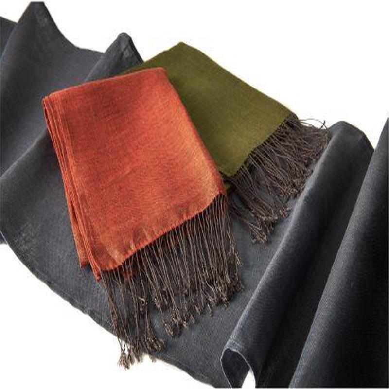 Rustic Weave Fringed Runner-Copper